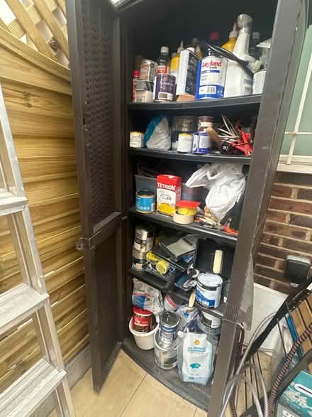 Photo of free Mini shed with shelves (West Kensington W14) #3