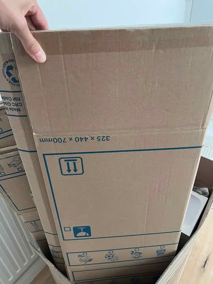 Photo of free Moving boxes (large,different size) (E1W) #1
