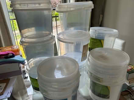 Photo of free 5 Litre Empty Plastic containers (Gu271nw) #1