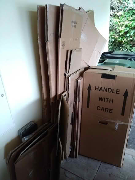Photo of free Packing boxes and paper (Grey Tree, Ross-on-wye) #1