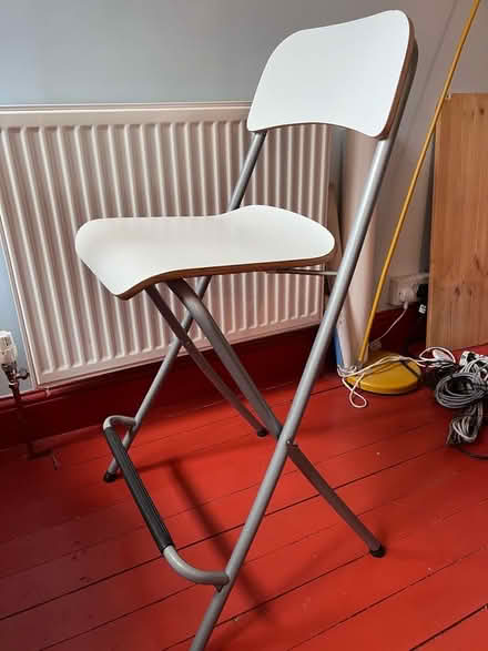 Photo of free IKEA Bar Stool White (Peckham SE15) #3