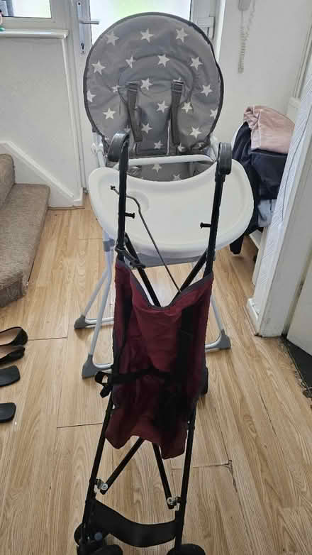 Photo of free Stroller and baby feeding chair (B25 8TS) #1