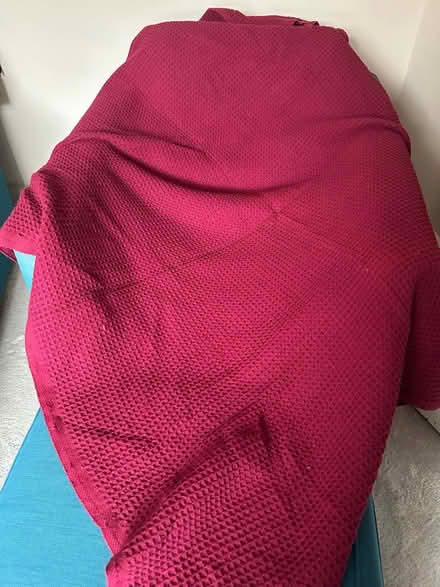 Photo of free Dark red throw (New Malden KT3) #1