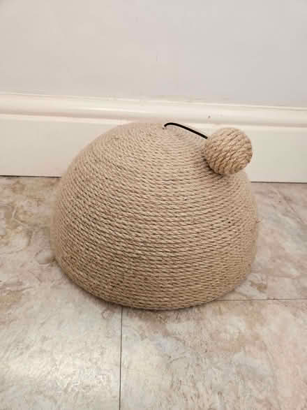 Photo of free Dome-shaped cat scratching post. (Edmonton N21) #1