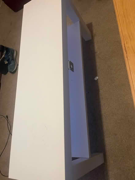 Photo of free two white tv stands/small tables (Sidcup DA15) #3