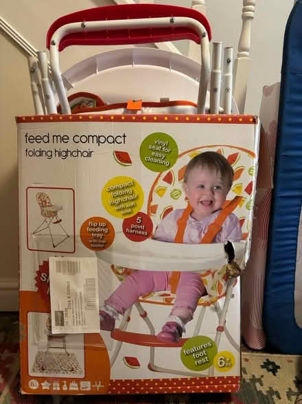 Photo of free Folding highchair (Churston Ferrers) #3