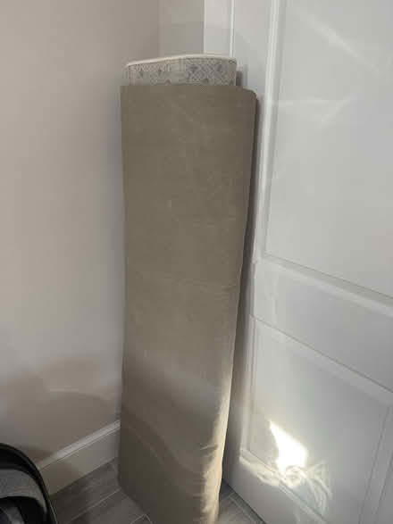Photo of free Geometric Gray Area Rug + Rug Pad (Petworth) #3
