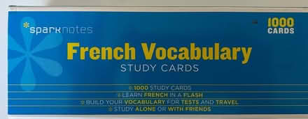 Photo of free 1000 French Vocabulary Study Cards (CM1 Broomfield) #1
