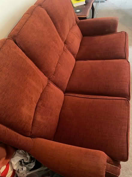 Photo of free red sofa (Sidcup DA15) #2
