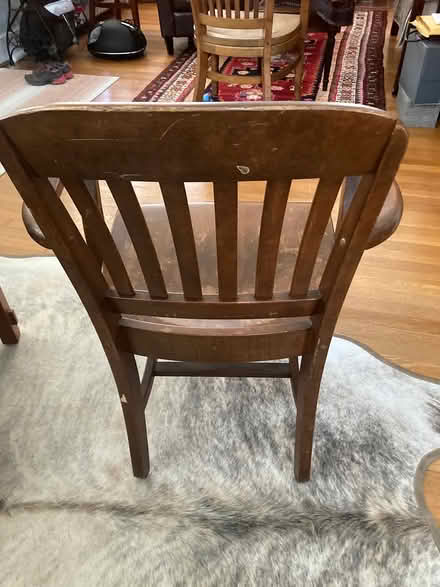 Photo of free Oak bankers/juror’s chair (Silver Spring, MD) #2