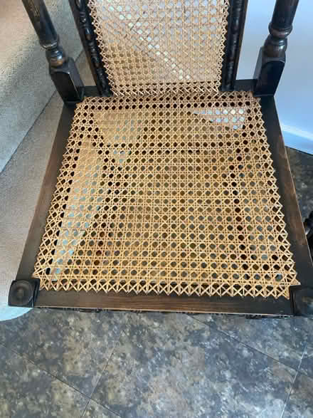 Photo of free 3 x spindle chairs (cane seating) (Maldon CM9) #4