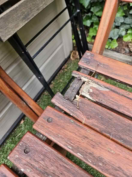 Photo of free 4 garden chairs (SW2) #2