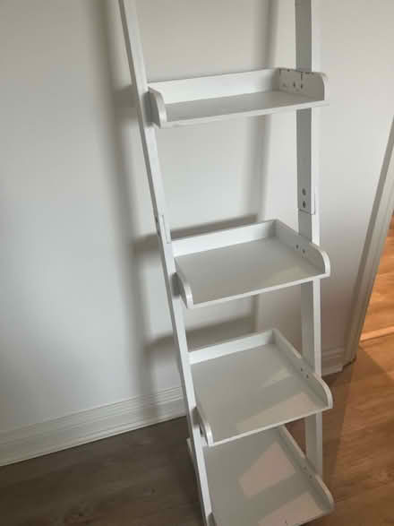 Photo of free Leaning white ladder shelf (Isleworth TW7) #1