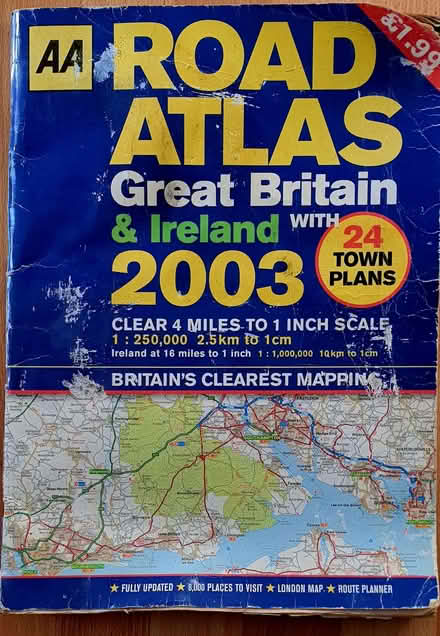 Photo of free 2003 Road Atlas (Craigmount EH12) #1