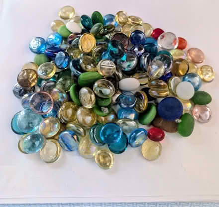 Photo of free multicoloured glass pebbles (Berkhamsted HP4) #1