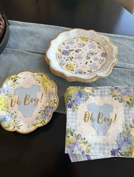 Photo of free Baby Shower Plates/Napkins (Petworth) #1