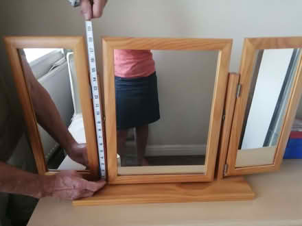 Photo of free Dressing table mirror, 3 part, folding (Holbrook DE56) #1