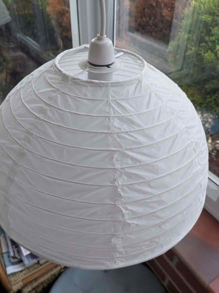 Photo of free Light fitting and paper lampshade (Southbourne BH6) #1
