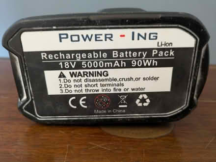Photo of free Ryobi compatible battery (Aldrington BN3) #2