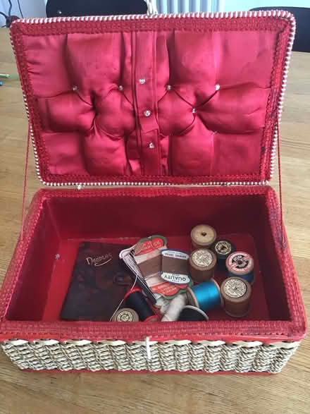 Photo of free Vintage sewing basket (Great Wakering Essex SS3) #2