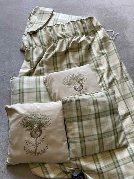 Photo of free Curtain and Cushion set (Liberton EH16) #2