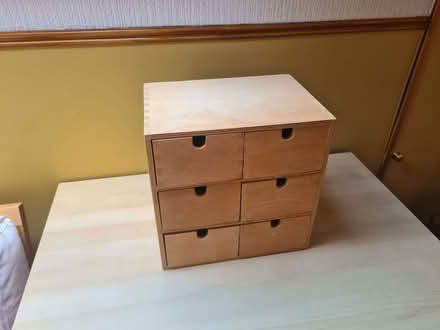 Photo of free IKEA mini wooden storage chest of drawers (Southhouse EH16) #2