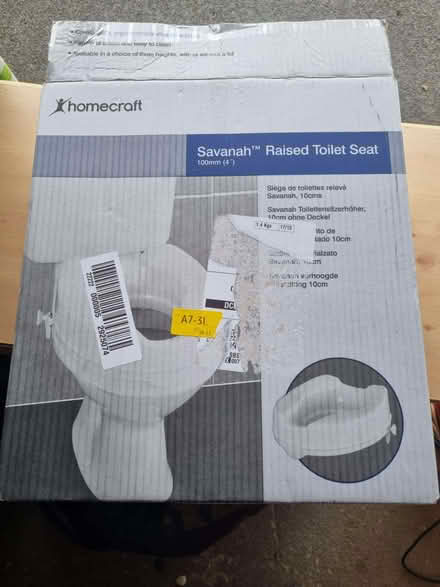 Photo of free Raised toilet seat (Knighton LD7) #1