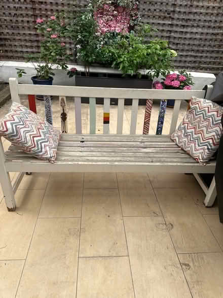 Photo of free Garden/patio bench (West Kensington W14) #1