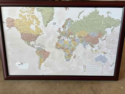 Photo of free Map of the World (Near Ortega Park) #1