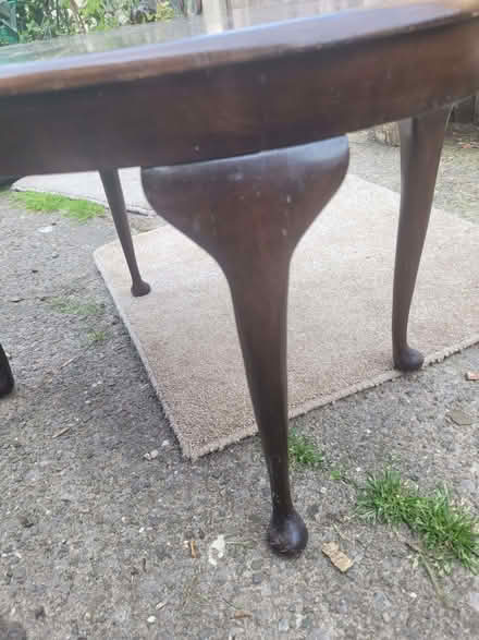 Photo of free Solid wood, oval side or end table (West End LA3) #2