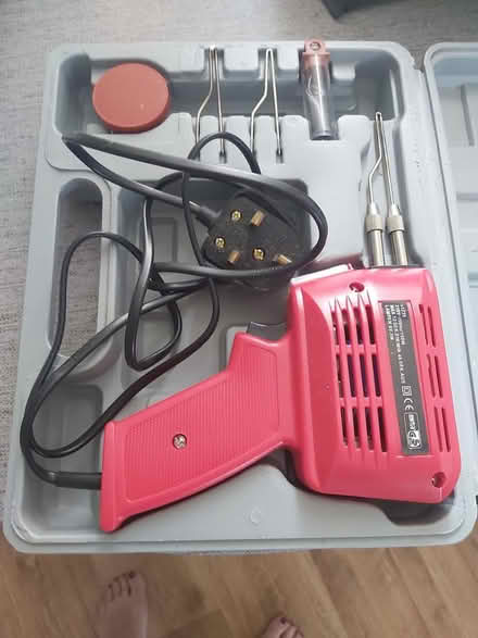 Photo of free Soldering iron with carry case (Falkland KY15) #1