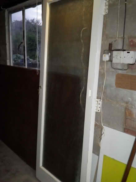 Photo of free Door, internal door, white wood with full length glazing (New Costessey NR5) #1