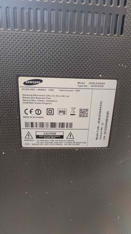 Photo of free Samsung Curve TV for repair (Malvern Link WR14) #2