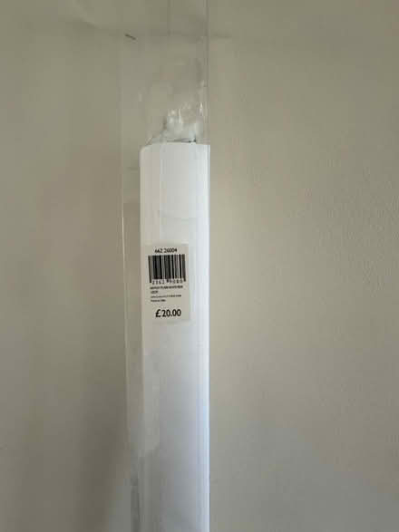 Photo of free John Lewis white roller blind (Ashley Heath - Ringwood) #3