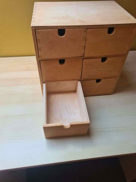 Photo of free IKEA mini wooden storage chest of drawers (Southhouse EH16) #1