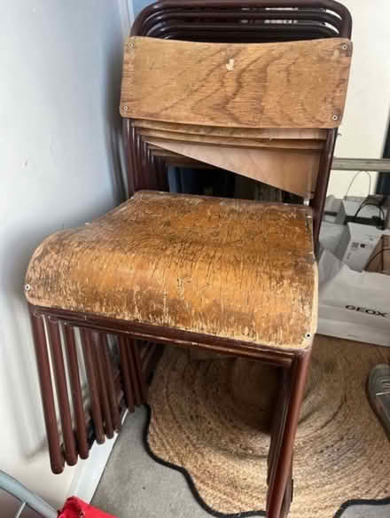 Photo of free Old school chairs for up-cycling (Hampstead NW3) #2