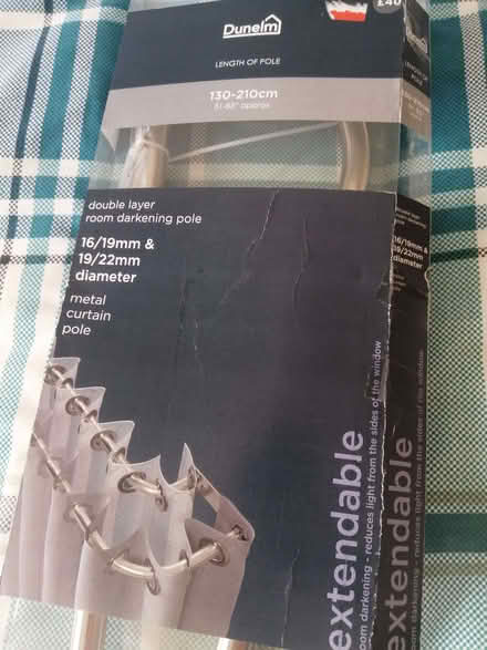 Photo of free Curtain / blackout support pole Dunelm. (Holbrook DE56) #2