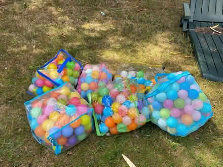 Photo of free 6 bags of ball pit balls (Gu147an) #1