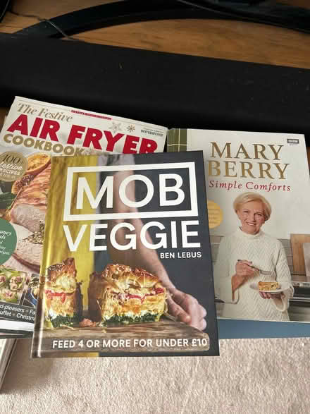 Photo of free 3 cookery books & small pile cookery mags (Weighbridge FK9) #1