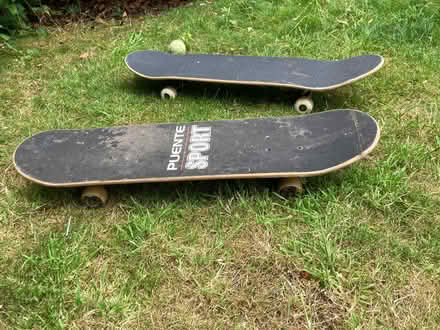 Photo of free 2 skateboards, wire rat-trap cage, children’s stamps, zafira (New Marston OX3) #2