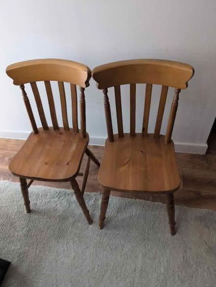 Photo of free wooden chairs (CB22) #1
