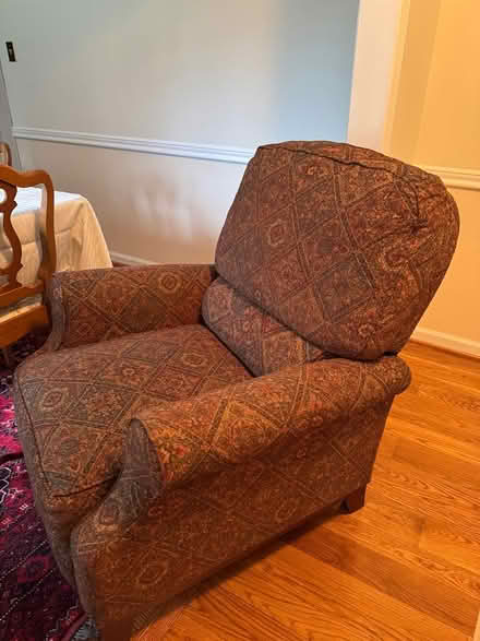 Photo of free Upholstered recliner (19711) #2