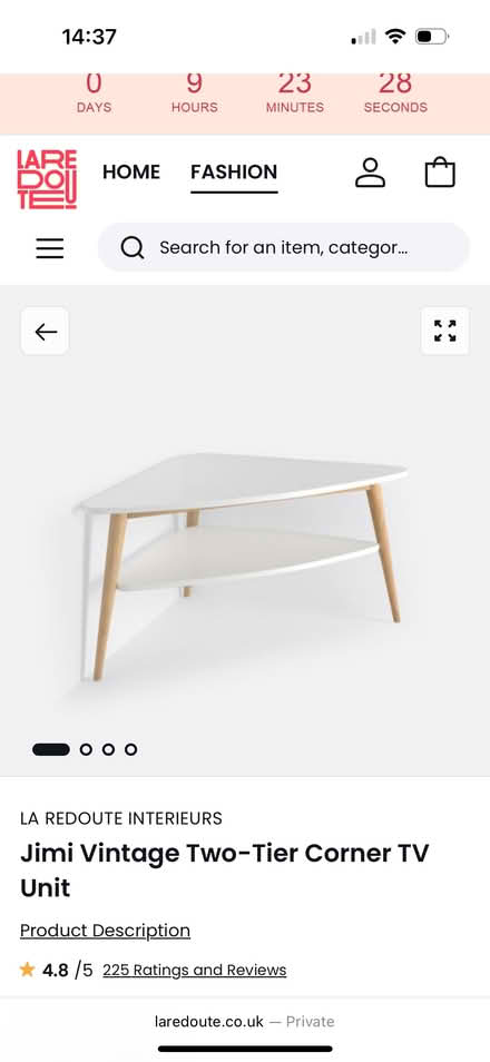 Photo of free TV table (Islington) #1