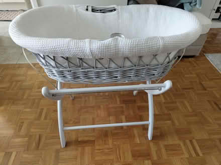 Photo of free Clean Moses Basket with stand (Walton on Thames KT12) #1