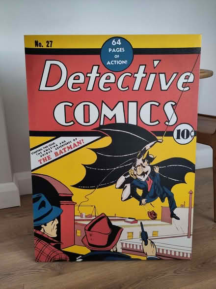 Photo of free Old-school Batman comic book canvas print (Acton W3) #1