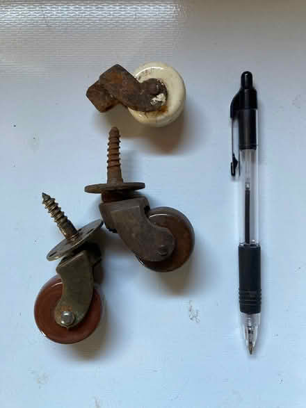 Photo of free Wheels for old furniture (KY15 Freuchie) #1