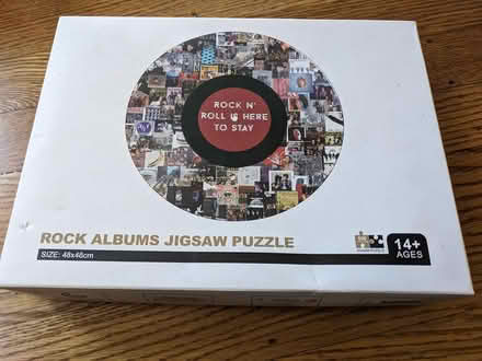 Photo of free Rock albums round jigsaw puzzle (Elmwood) #2