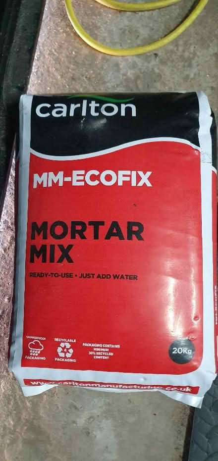 Photo of free 20kg mortar mix, new, unopened (Jersey Farm AL4) #1