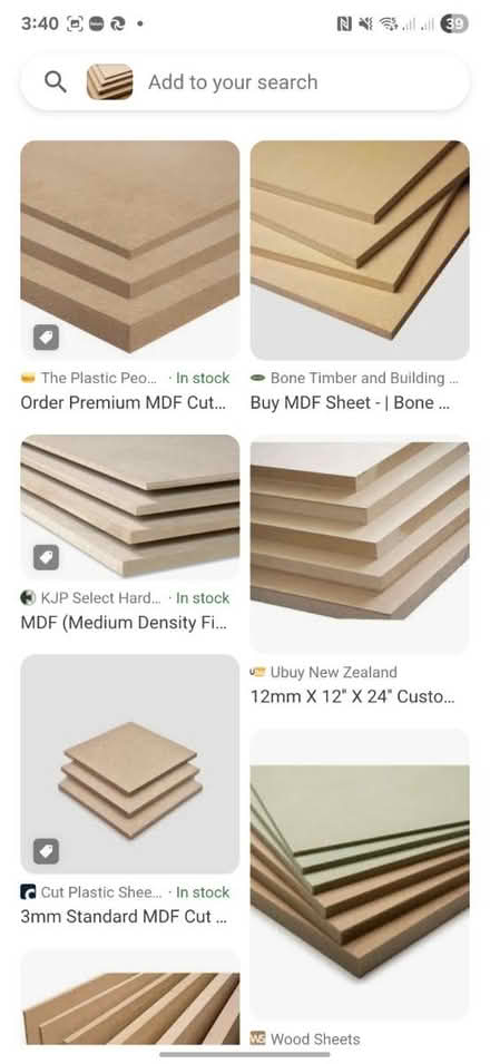 Photo of Paving slabs,mdf wood & roof felt (Cranfield MK43) #3