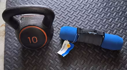 Photo of free Kettle bell and dumbbell (Stockbridge-Mt Zion Rd) #1